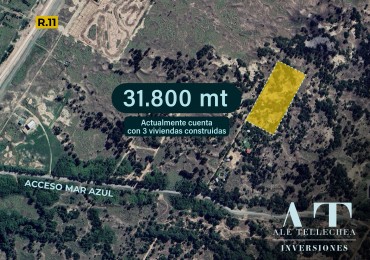 31800 m2 en las Gaviotas para invertir!!